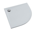 SCHEDPOL SCHEDLINE COLLECTION Brodzik półokrągły LIBRA SMOOTH WHITE  90x90x3 z systemem STABILSOUND PLUS 3SP.L1O-9090-Darmowa dostawa