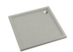 Schedpol Brodzik kwadratowy CASPAR NEW CEMENT STONE 80x80x4,5 3.2330/CT/ST GRATIS SYFON 90 mm-Darmowa dostawa