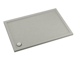 Schedpol Brodzik prostokątny CASPAR NEW CEMENT STONE 80x120x4,5 3.2338/CT/ST GRATIS SYFON 90 mm-Darmowa dostawa