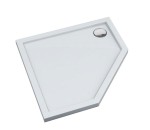 Schedpol Brodzik pięciokątny CASPAR NEW 80x80x5 3.2397 GRATIS SYFON 90 mm-Darmowa dostawa