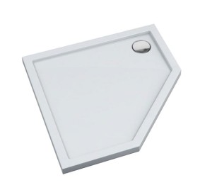 Schedpol Brodzik pięciokątny CASPAR NEW 90x90x5 3.2398 GRATIS SYFON 90 mm-Darmowa dostawa