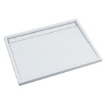 SCHEDPOL SCHEDLINE COLLECTION Brodzik prostokątny ESTRA 80x100x4,5 z systemem STABILSOUND PLUS 3SP.E3P-80100-Darmowa dostawa