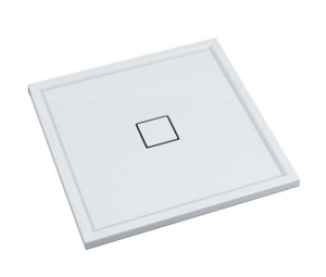 SCHEDPOL SCHEDLINE COLLECTION Brodzik kwadratowy ERIDA 90x90x5 z systemem STABILSOUND PLUS 3SP.E4K-9090-Darmowa dostawa