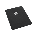 SCHEDPOL Brodzik prostokątny KALAIT BLACK STONE  80x160x4 z systemem STABILSOUND PLUS 3.3112/C/ST-M2 GRATIS SYFON 90mm-Darmowa dostawa