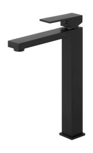 CORSAN - Bateria ANGO umywalkowa stojąca wysoka czarna CMB3029BL - DARMOWA DOSTAWA