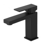 CORSAN - Bateria ANGO umywalkowa stojąca niska czarna CMB3016BL - DARMOWA DOSTAWA