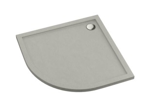 SCHEDPOL SCHEDLINE COLLECTION Brodzik półokrągły SHARPER CEMENT STONE 80x80x4,5 z systemem STANDARD PLUS 3S.S1O-8080/CT/ST-Darmowa dostawa