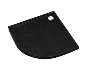 SCHEDPOL SCHEDLINE COLLECTION Brodzik półokrągły SHARPER BLACK STONE 80x80x4,5 z systemem STANDARD PLUS 3S.S1O-8080/C/ST-Darmowa dostawa
