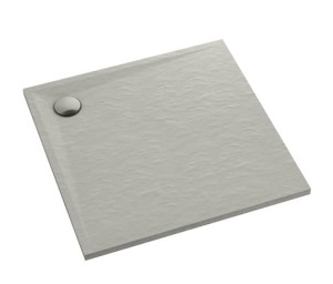 SCHEDPOL SCHEDLINE COLLECTION Brodzik kwadratowy LIBRA CEMENT STONE  90x90x3 z systemem STABILSOUND PLUS 3SP.L1K-9090/CT/ST-Darmowa dostawa