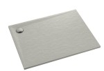 SCHEDPOL SCHEDLINE COLLECTION Brodzik prostokątny LIBRA CEMENT STONE  80x90x3 z systemem STABILSOUND PLUS 3SP.L1P-8090/CT/ST-Darmowa dostawa