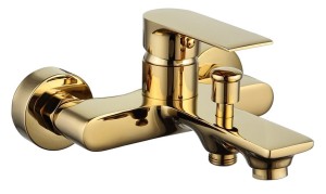 Bateria MUSO GOLD wannowa ścienna bez natrysku złoty połysk BJJ103G