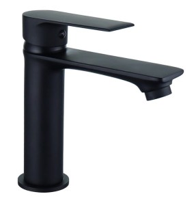 Bateria MUSO BLACK umywalkowa stojąca niska czarny mat BJJ104B