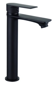 Bateria MUSO BLACK umywalkowa stojąca wysoka czarny mat BJJ104/1B