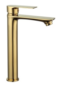 Bateria MUSO GOLD umywalkowa stojąca wysoka złoty połysk BJJ104/1G