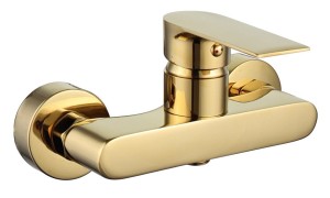 Bateria MUSO GOLD natryskowa ścienna bez natrysku złoty połysk BJJ106G