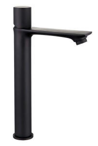 Bateria SOVO BLACK umywalkowa stojąca wysoka czarny mat BJJ204/1B