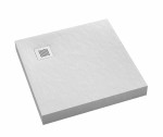 Schedpol Brodzik kwadratowy NEW HORIZONS WHITE STONE 100x100x12 z systemem STABILSOUND 3.3302/B/ST-M2 GRATIS SYFON 90mm -Darmowa dostawa