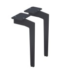 Oristo Nogi do szafek 33 cm, CZARNY MAT 2 sztuki OR00-A-NO-33-8