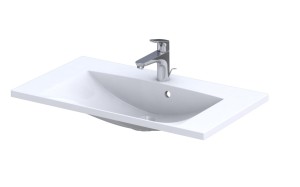 Oristo umywalka meblowa AMELIA 80 cm z formowanego marmuru  UME-AM-80-92