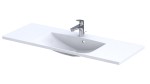 Oristo umywalka meblowa AMELIA 120 cm z formowanego marmuru  UME-AM-120-92-C