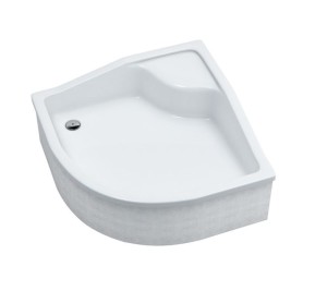 Schedpol Brodzik półokrągły GO BABY 90x90x41 z systemem STABILSOUND z podwyższonym siedziskiem 3.039-Darmowa dostawa