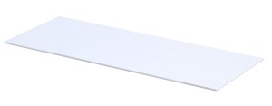 Oristo Blat uniwersalny do szafek podumywalkowych 120 cm, BIAŁY POŁYSK OR00-BU-120-1