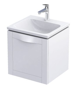 Oristo Szafka wisząca podumywalkowa SKAGEN 50 cm, BIAŁY MAT OR49-SD1S-50-2-DARMOWA DOSTAWA