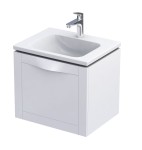 Oristo Szafka wisząca podumywalkowa SKAGEN 60 cm, BIAŁY MAT OR49-SD1S-60-2-DARMOWA DOSTAWA