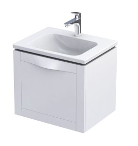 Oristo Szafka wisząca podumywalkowa SKAGEN 60 cm, BIAŁY MAT OR49-SD1S-60-2-DARMOWA DOSTAWA