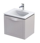 Oristo Szafka wisząca podumywalkowa SKAGEN 60 cm, PIASKOWY MAT OR49-SD1S-60-10-DARMOWA DOSTAWA