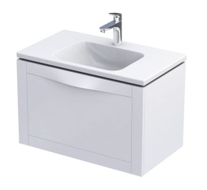 Oristo Szafka wisząca podumywalkowa SKAGEN 80 cm, BIAŁY MAT OR49-SD1S-80-2-DARMOWA DOSTAWA