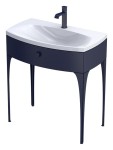 ORiSTO Szafka wisząca podumywalkowa LOUIS 82 cm, GRANATOWY MAT OR50-SD1S-82-14-DARMOWA DOSTAWA