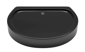 Brodzik STYLIO przyścienny LIMA 80x100x4x15 czarny BKB022/XB - Darmowa dostawa