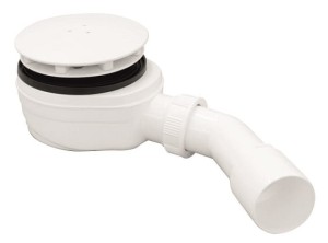 Schedpol Syfon brodzikowy z grzybkiem BIAŁY MAT  średnica 90 mm 9.132