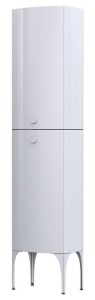 ORiSTO Szafka wisząca wysoka boczna LOUIS 47 cm, BIAŁY POŁYSK OR50-SB2D-47-1-DARMOWA DOSTAWA