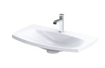 ORiSTO Umywalka meblowa LOUIS 82 cm, BIAŁY KONGLOMERAT UME-LU-82-92