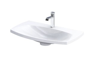 ORiSTO Umywalka meblowa LOUIS 82 cm, BIAŁY KONGLOMERAT UME-LU-82-92