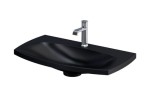 ORiSTO Umywalka meblowa LOUIS 82 cm,  CZARNY MAT KONGLOMERAT UME-LU-82-94