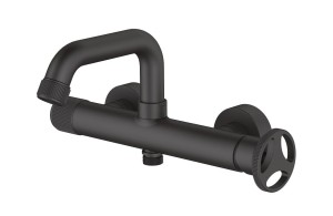 Bateria LOFTEA BLACK wannowa ścienna bez natrysku czarny mat BJV403B