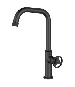 Bateria LOFTEA BLACK zlewozmywakowa stojąca czarny mat BJV405B