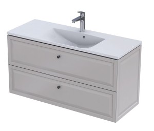 Oristo Szafka wisząca podumywalkowa MONTEBIANCO 120 cm, PIASKOWY MAT OR47-SD2S-120-10-DARMOWA DOSTAWA