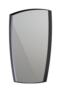 ORiSTO Lustro w ramie LOUIS 50 cm, CZARNY POŁYSK OR50-L-RA-50-7
