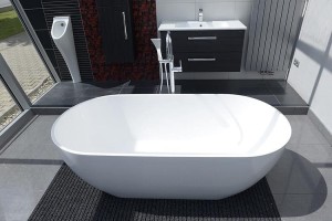 POLYSAN Wanna wolnostojąca z konglomeratu 150x75x46 REDUTA 72843-DARMOWA DOSTAWA