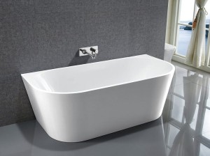 AQUALINE Wanna wolnostojąca z przelewem 170x80x58 TAJO E1980-DARMOWA DOSTAWA