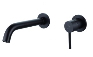 Bateria PESO BLACK umywalkowa podtynkowa czarny mat BJJ320B