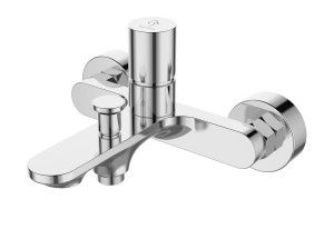 Bateria BLUO wannowa ścienna bez natrysku chrom BJV203