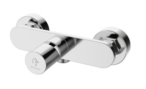 Bateria BLUO natryskowa ścienna bez natrysku chrom BJV206