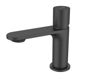 Bateria BLUO BLACK umywalkowa stojąca niska czarny mat BJV204B