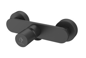 Bateria BLUO BLACK natryskowa ścienna bez natrysku czarny mat BJV206B