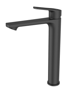 Bateria FOGO BLACK  umywalkowa stojąca wysoka czarny mat BJV104/1B